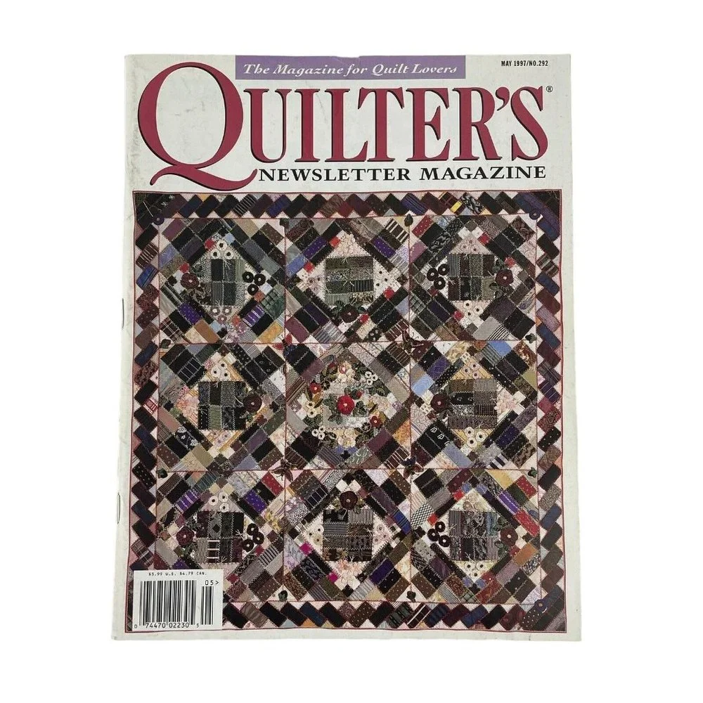 Quilter's Newsletter Magazine‎ Vintage 1997 Lot of 4